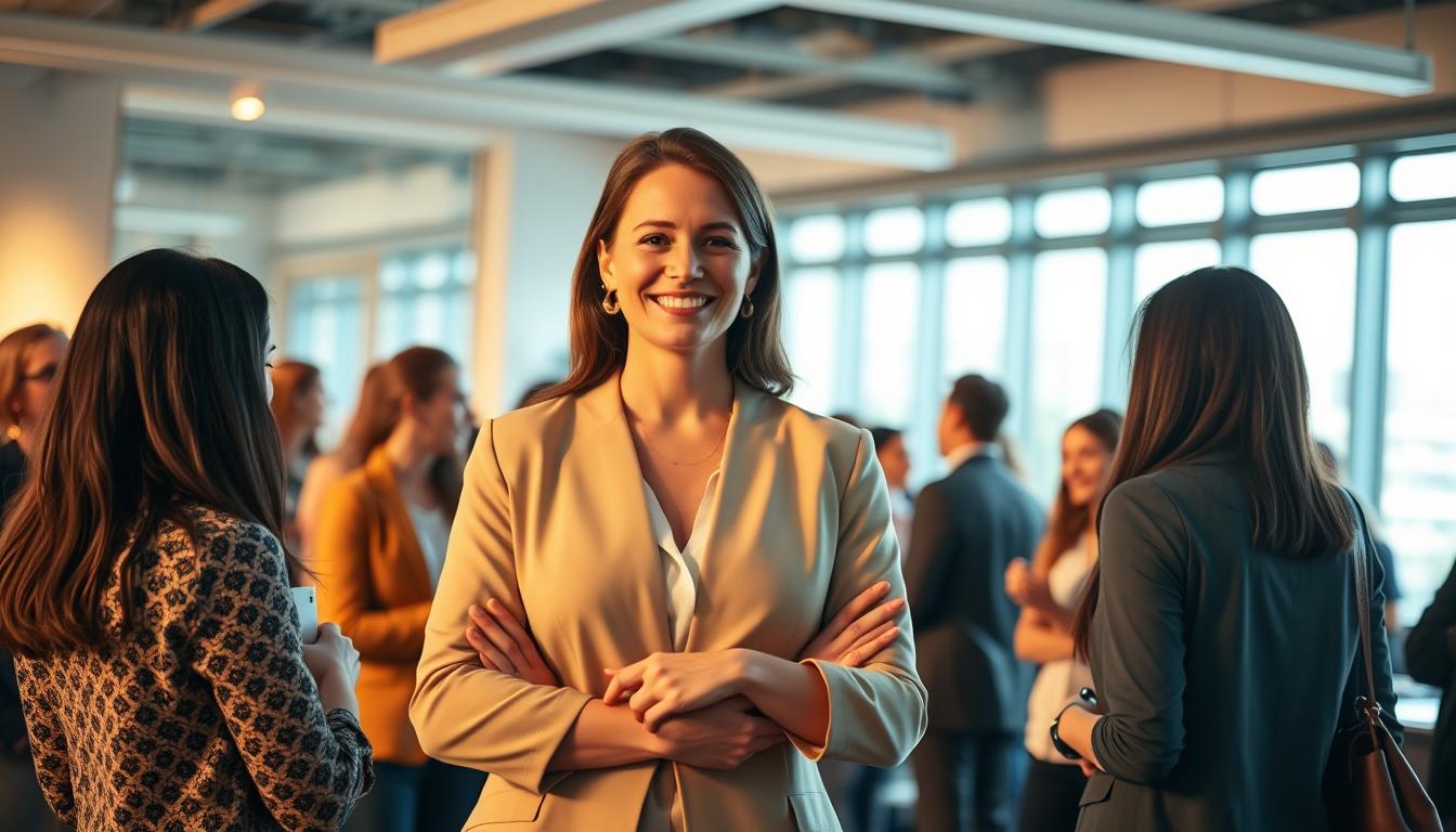 networking donna professionista