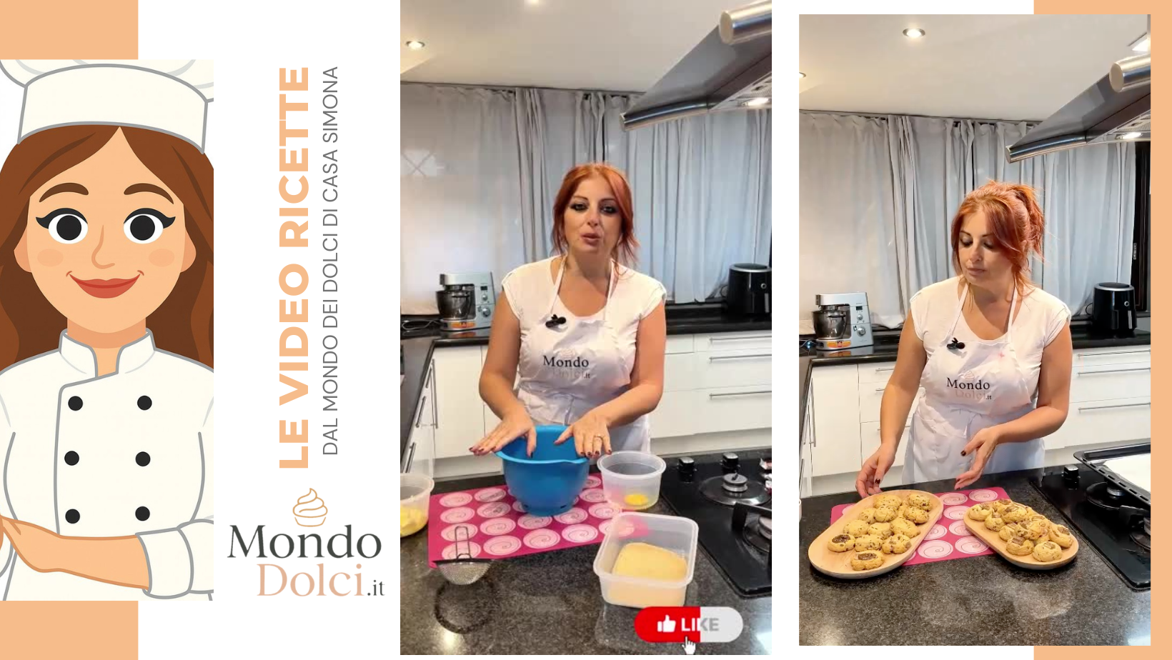 video ricetta cookies al cioccolato