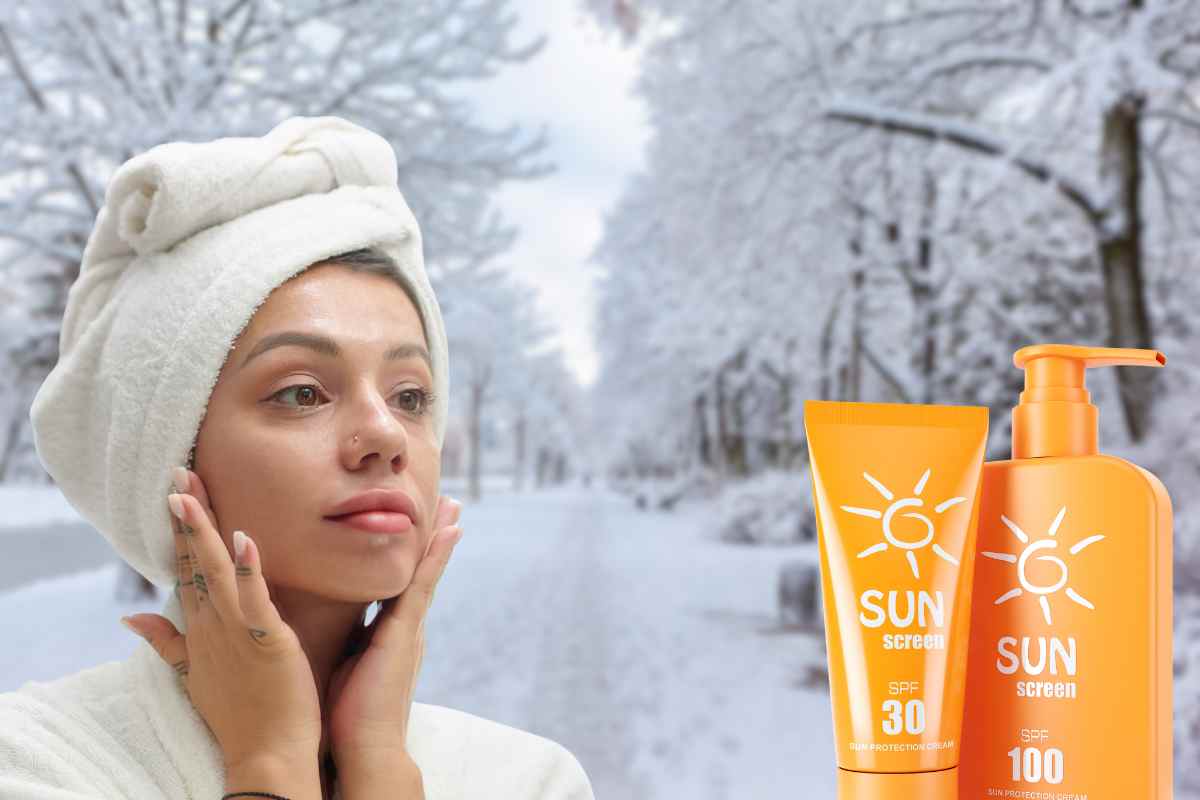 perché si deve usare crema solare inverno
