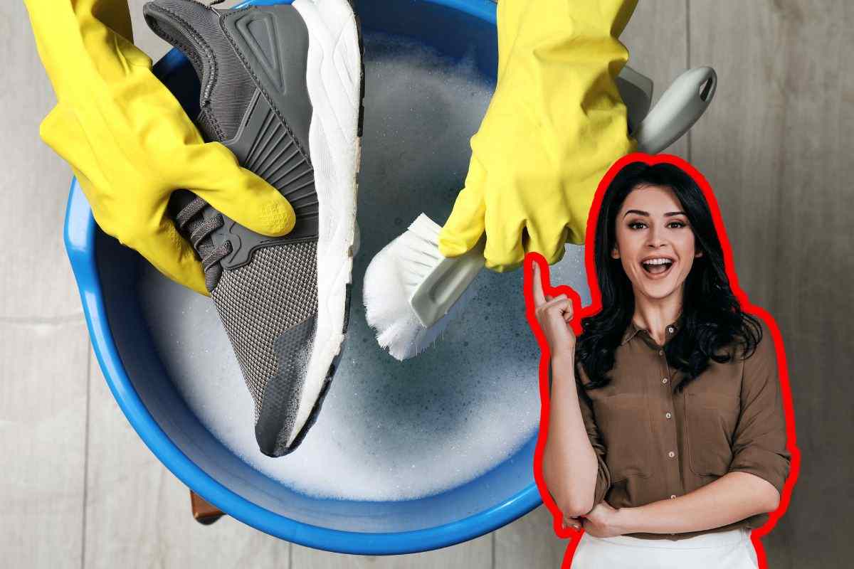 trucco per eliminare macchie e aloni dalle scarpe