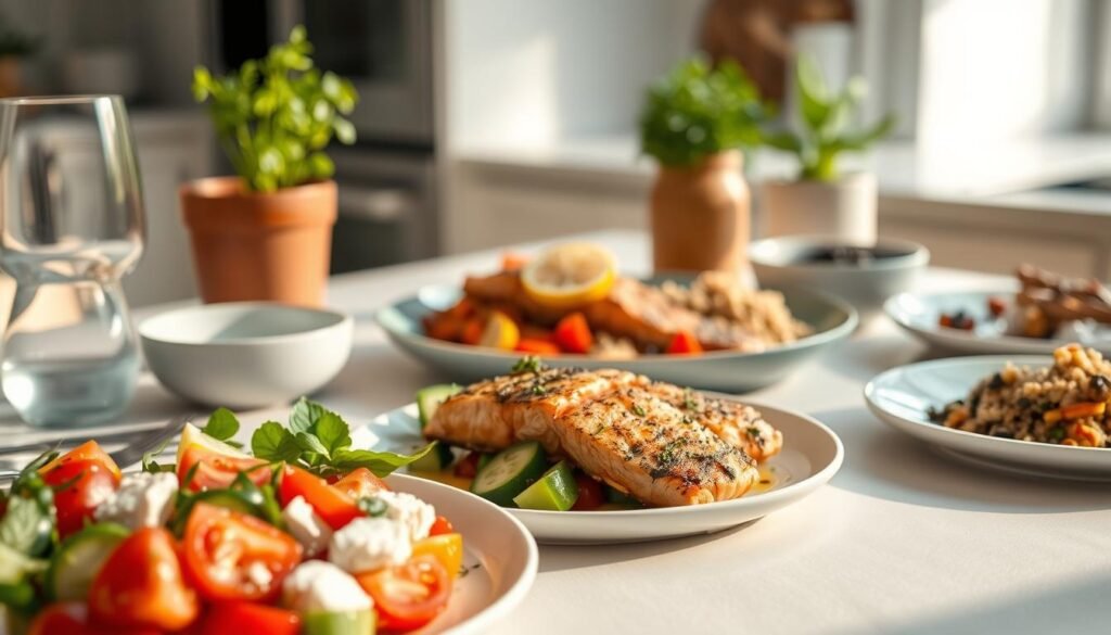 cena gustosa e leggera