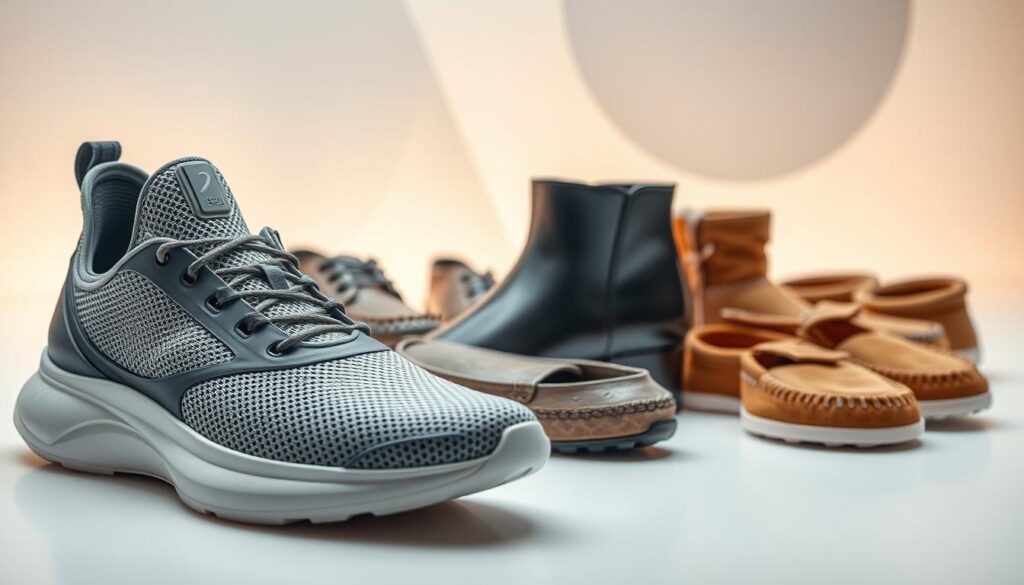 materiali tecnologie scarpe