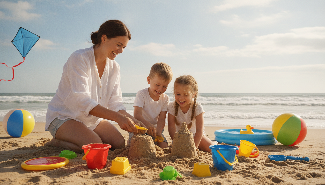 Come intrattenere i bambini in spiaggia? 7 giochi divertenti e sicuri