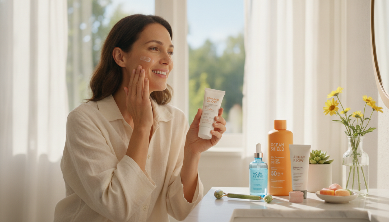 Come cambiare la skincare routine in estate per evitare la pelle lucida?