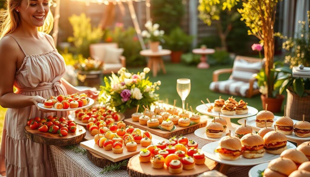 Snack e finger food per eventi all'aperto