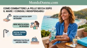 Pelle secca dopo il mare: cosa fare prima ancora del doposole